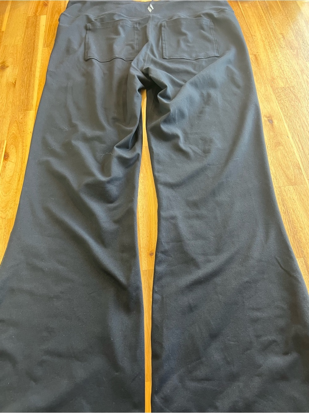 Skechers GoWalk Black Wide Leg Yoga Pants Women’s 2XL Pull On Stretch Athletic - Picture 4 of 6